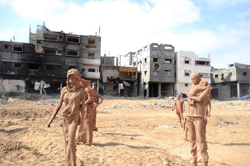 la terrible destrucci&oacute;n de gaza