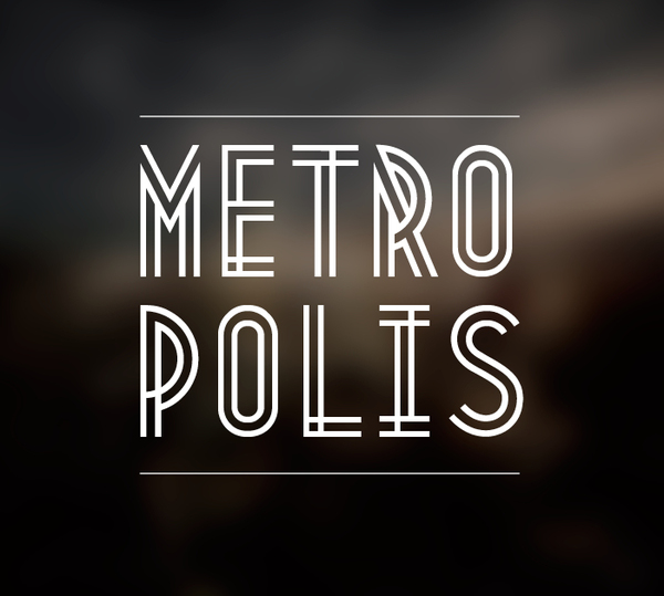 tipograf&iacute;a Metropolis 1920