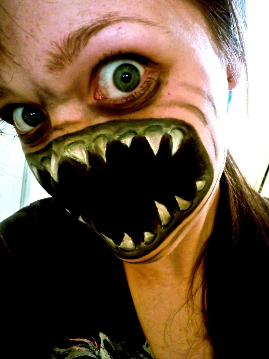 las caras m&aacute;s terror&iacute;ficas de la noche de halloween