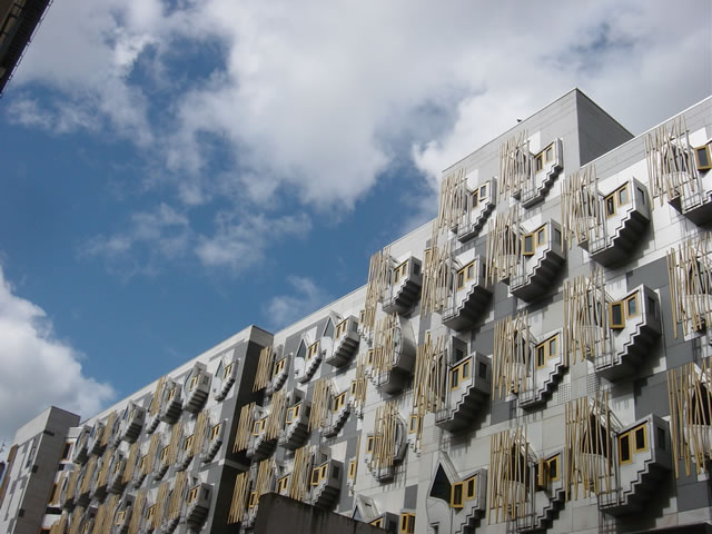 Edificio del Parlamento de Escocia