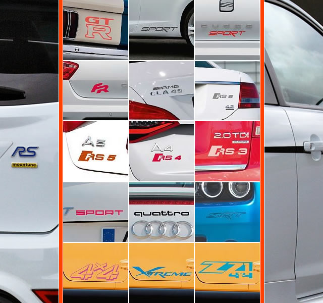 Vinilos decorativos y pegatinas para la personalizaci&oacute;n y tuning de coches y 4x4