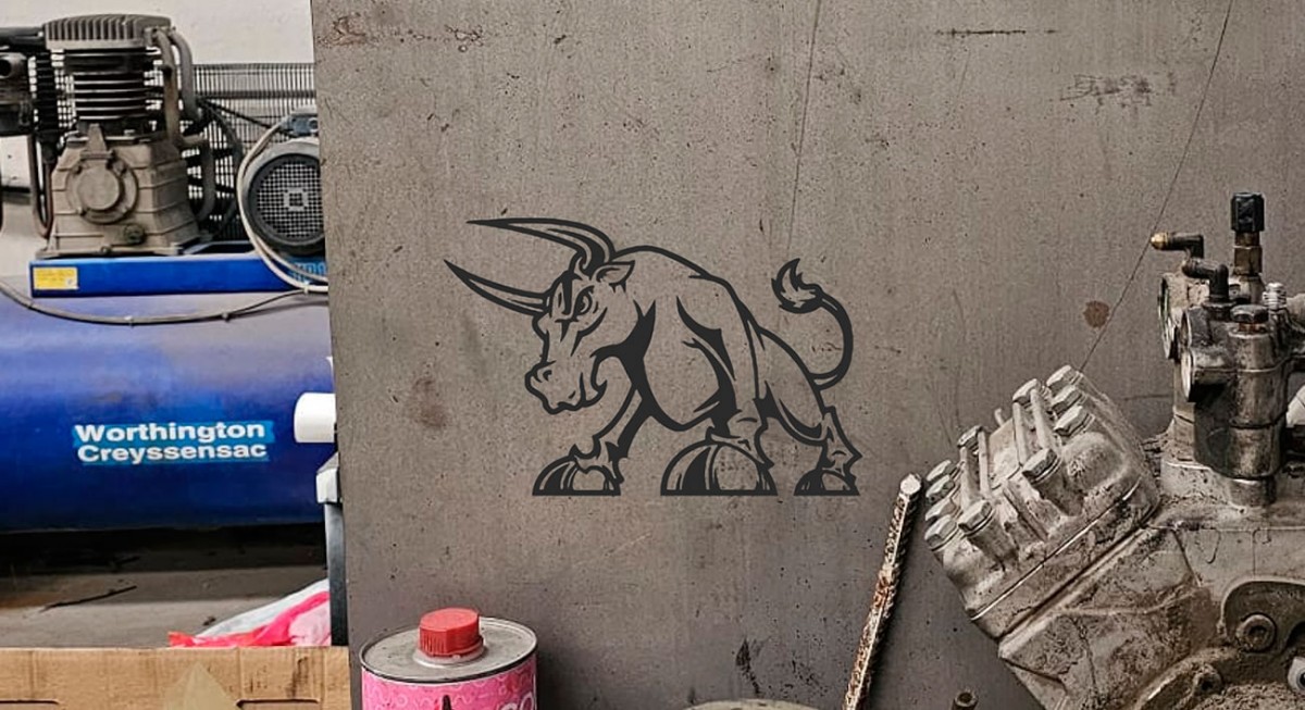 vinilos decorativos para coches con un toro