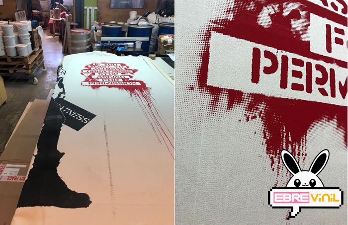 Banksy artista o vandalo serigrafía