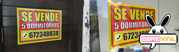 Carteles para alquilar vender pisos online