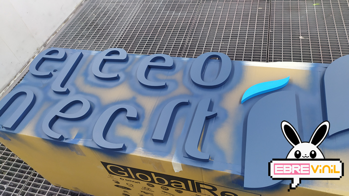 Letras corpóreas PVC, letras pvc económicas