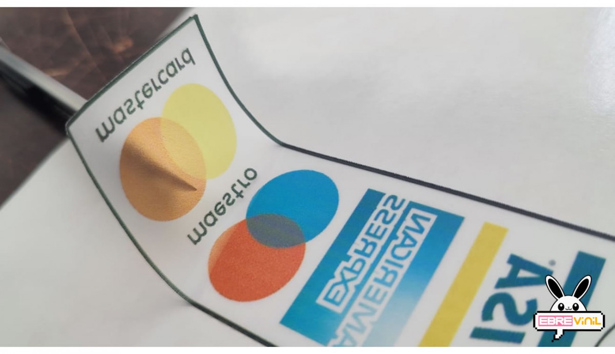 Pegatinas para tarjetas crédito originales