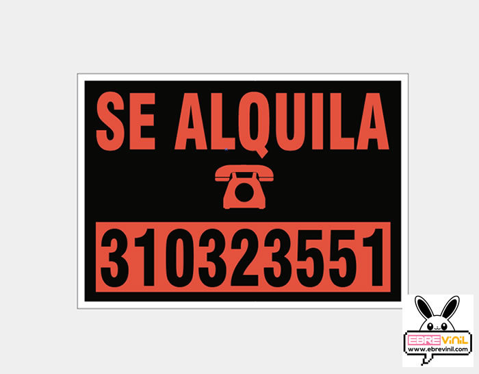 Pegatinas vinilo se vende inmobiliarias
