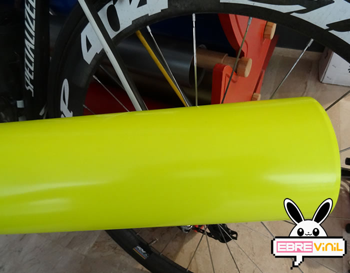Promoción de Vinilo Fluorescente de alta calidad para bicicletas mtb