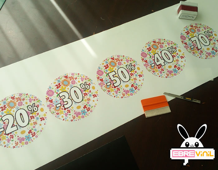 Vinilos para escaparates y promociones