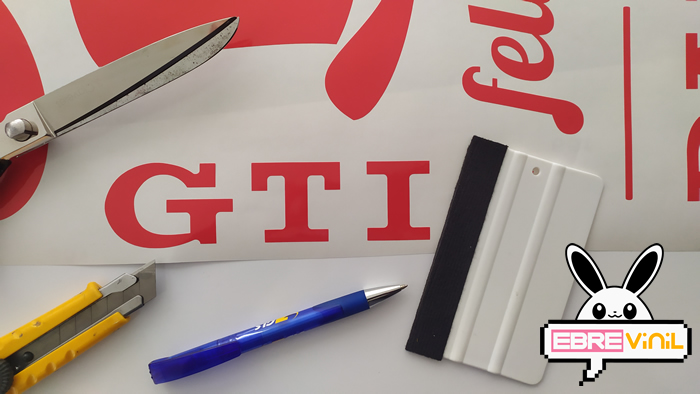 Volkswagen gti logotipo vinilo adhesivo