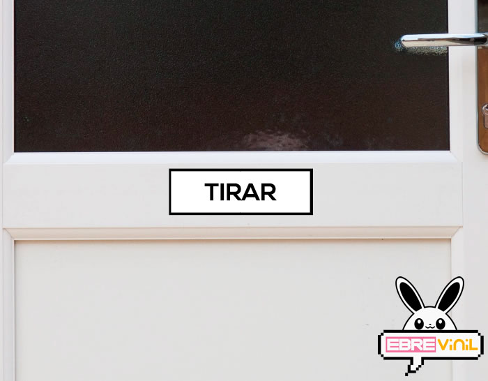 adhesivo vinilo puertas tirar