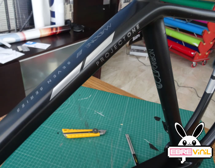 adhesivo vinilo bicicleta trek