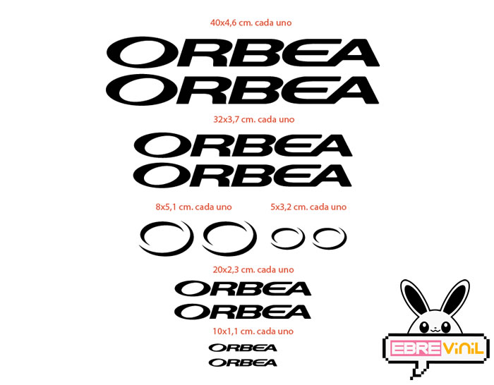 adhesivo vinilo bicicletas ORBEA