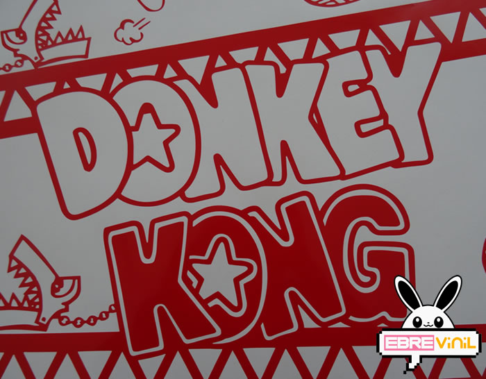 adhesivo vinilo donkey kong