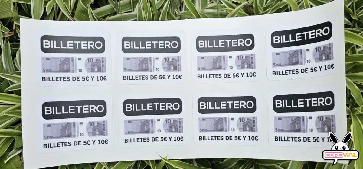 adhesivos billeteros maquinas expendedoras