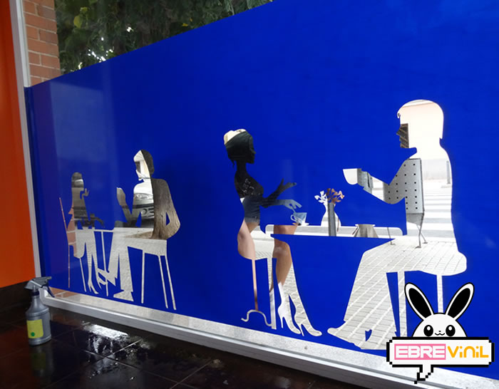 adhesivos cristales bares restaurantes