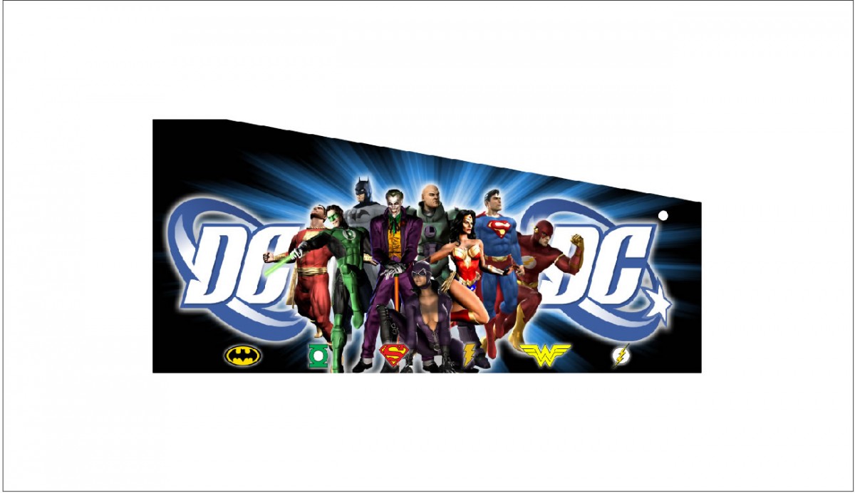 vinilos adhesivos para muebles pinball superman