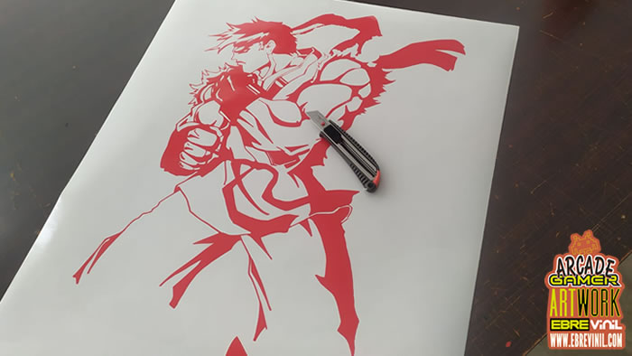 adhesivos street fighter bartop