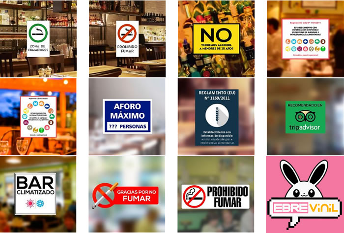 adhesivos vinilo bares restaurantes hostelería