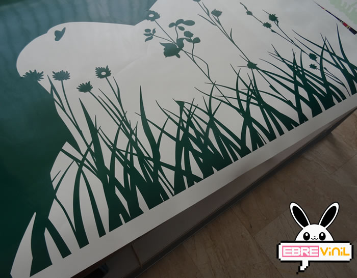 adhesivos vinilo florales