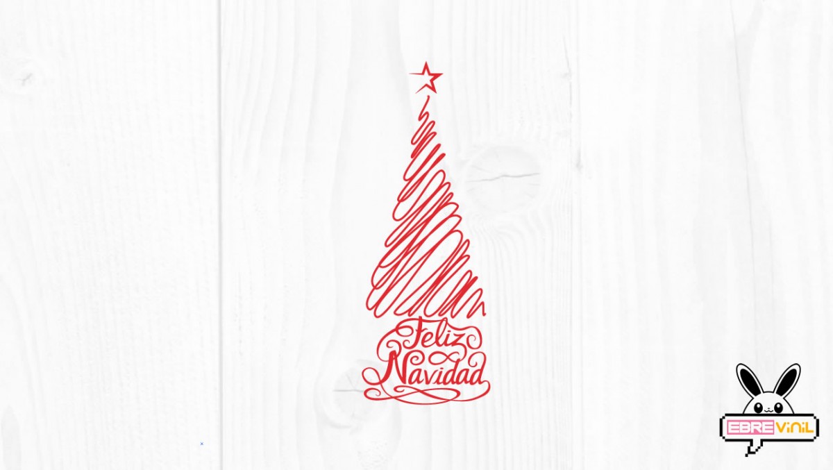 árbol de navidad vinilos adhesivos navideños personalizados