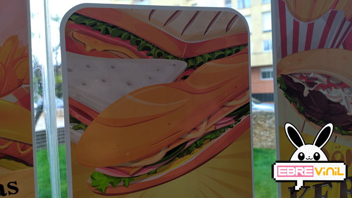 bocadillos para llevar vinilos adhesivos