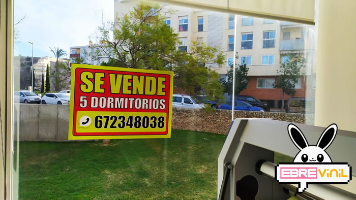cartel se vende editable