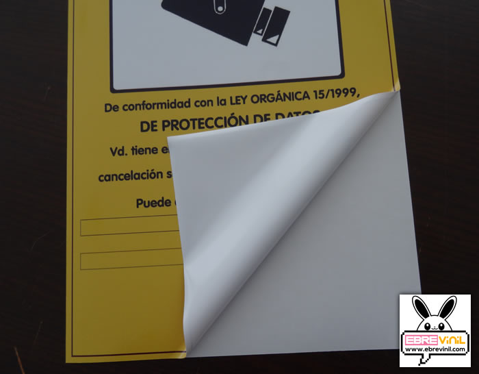 cartel zona videovigilada puede ejercitar sus derechos ante