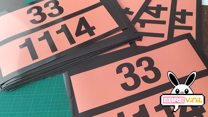 carteles mercancias peligrosas personalizados