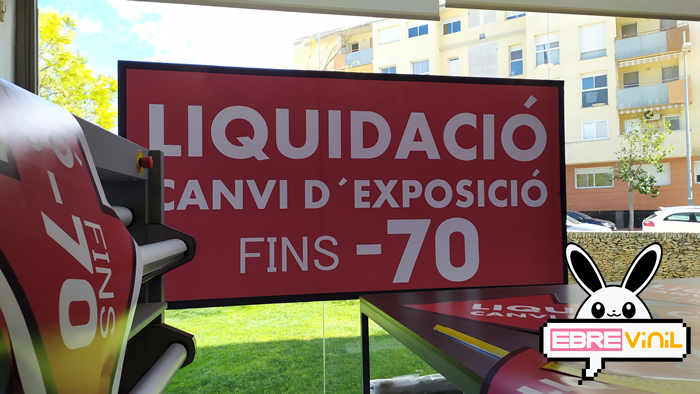 carteles para rebajas escaparates