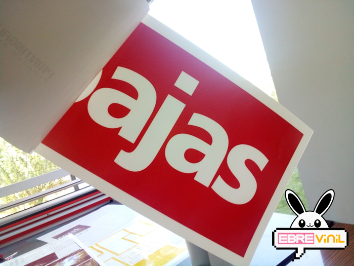 carteles rebajas escaparates