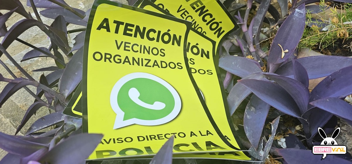 carteles vecinos organizados whatsapp