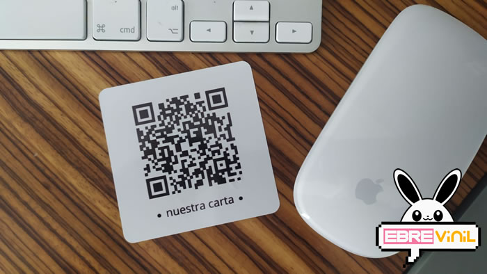 codigo qr carta restaurantes vinilos decorativos