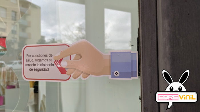comprar vinilos coronavirus distancia de seguridad