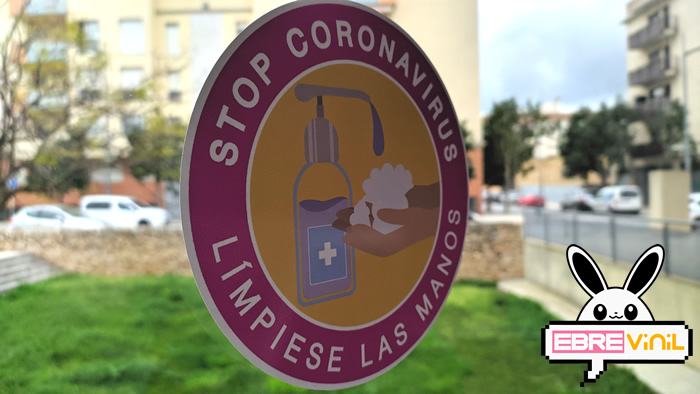 comprar vinilos prevencion coronavirus higiene