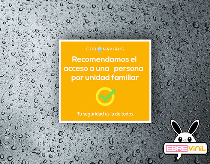 coronavirus recomendamos acceso individual tiendas vinilos