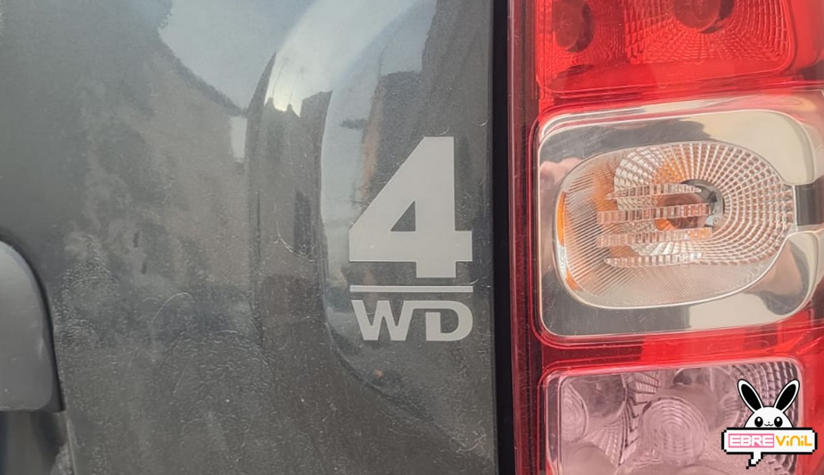 dacia 4wd vinilo adhesivo