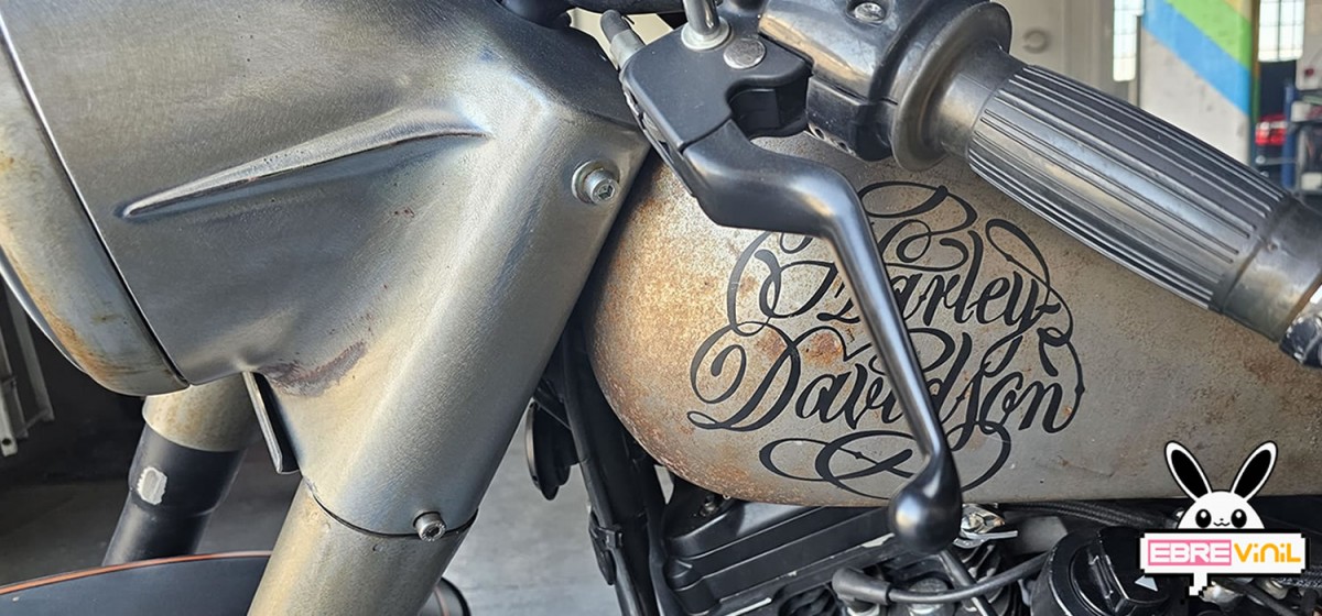 decoración Harley Davidson en vinilo