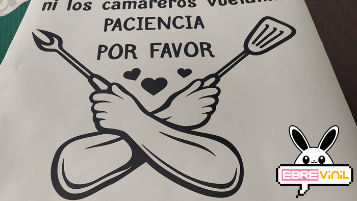 decoración de restaurantes con vinilos