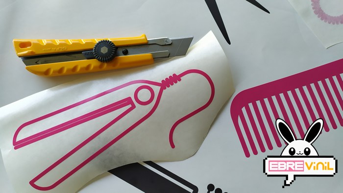 decoracion peluquerias con vinilos