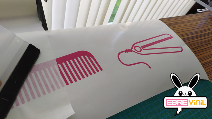 decoracion peluquerias vinilos personalizados