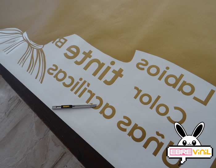 decoraciones peluquerías con vinilos adhesivos