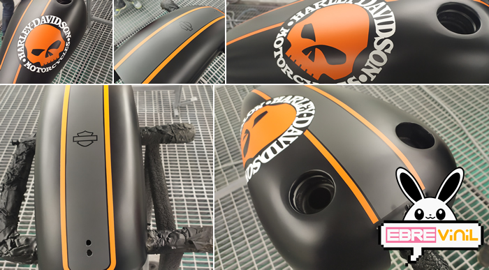 decoraciones vinilo harley davidson