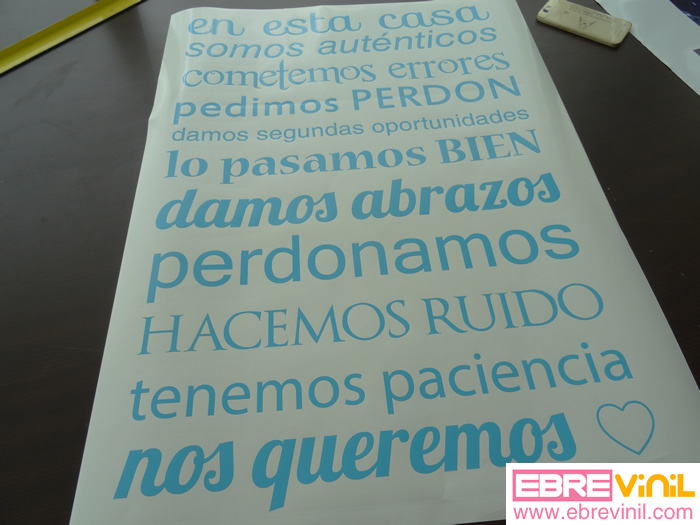 el mejor vinilo de texto decorativo para la decoración de paredes