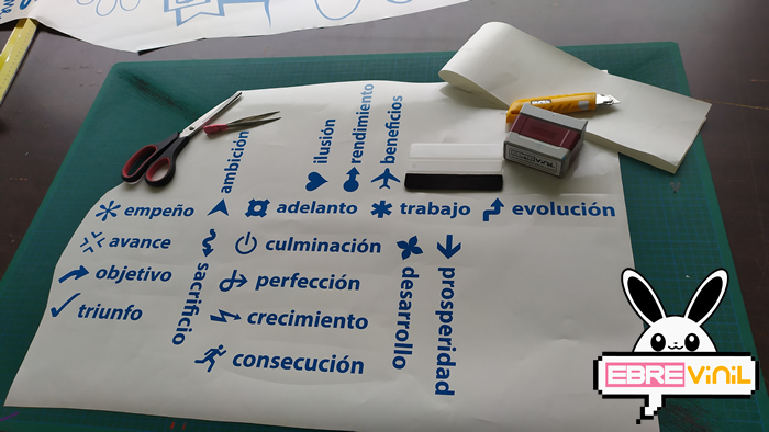 frases en vinilo para paredes motivación, superación personal