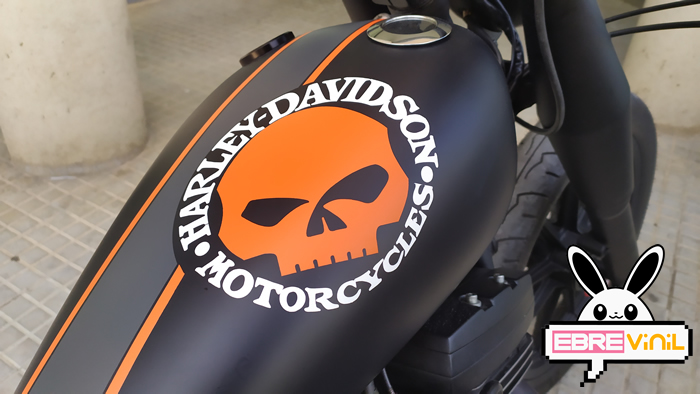 harley davidson vinilos personalizados