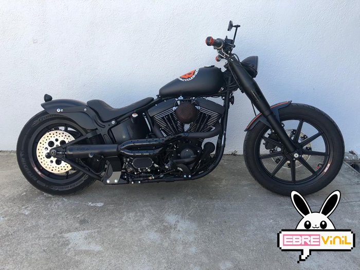 harley unica original con vinilos, mejor harley de españa