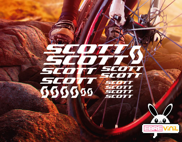 kit vinilos bicicletas scott