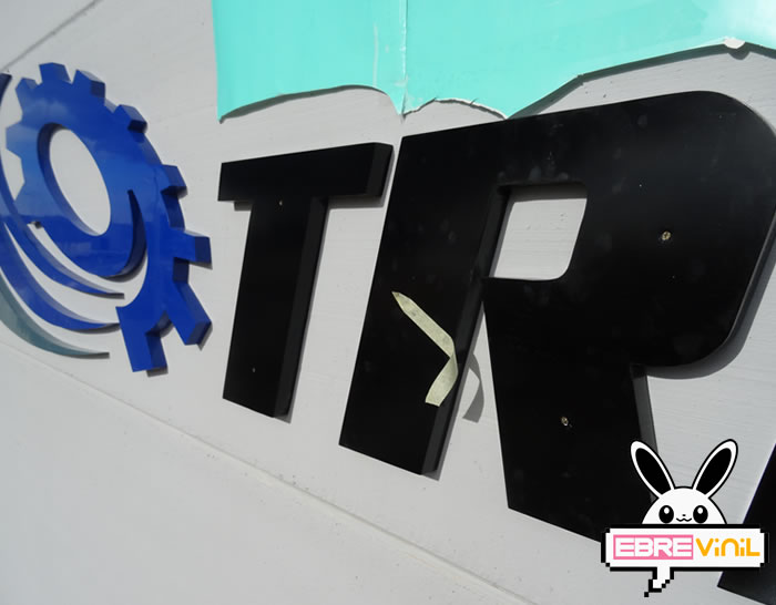 letras corpóreas económicas en pvc para empresas y naves industriales