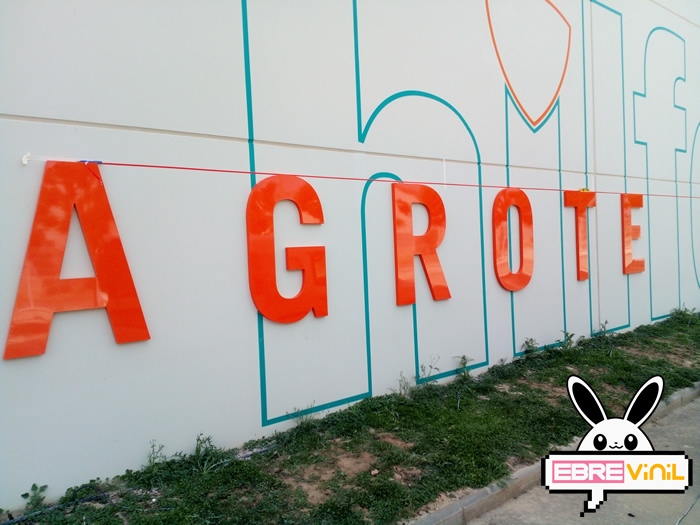 letras en aluminio